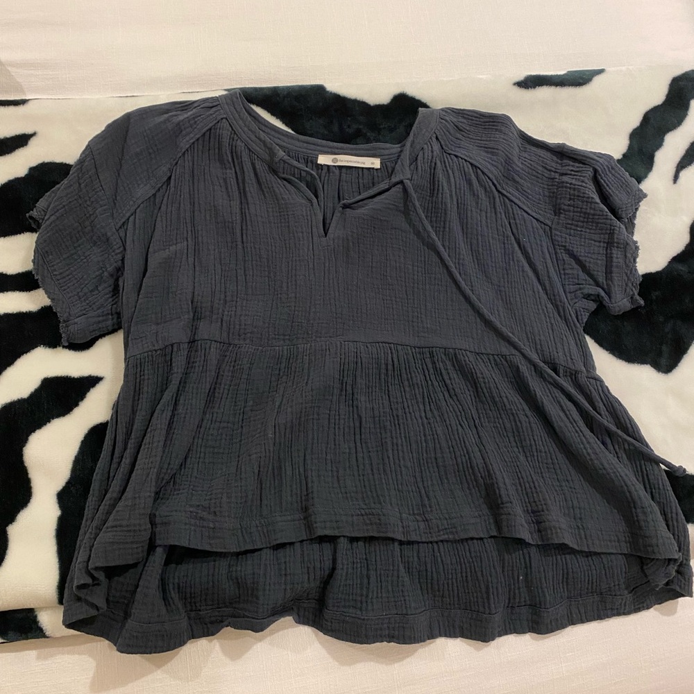 The impeccable pig navy top